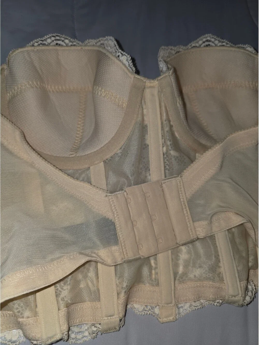 Dominque Bustier Strapless - Beige bra 34A - new with tags